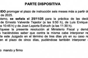 免费pg电子试玩游戏-内格雷拉案调查延长6个月，巴尔韦德、恩里克、拉波尔塔将出庭