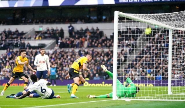 【英超】希门尼斯登东克尔破门 狼队客场2比0热刺